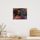 Arienkenmerken Poster (Keuken)