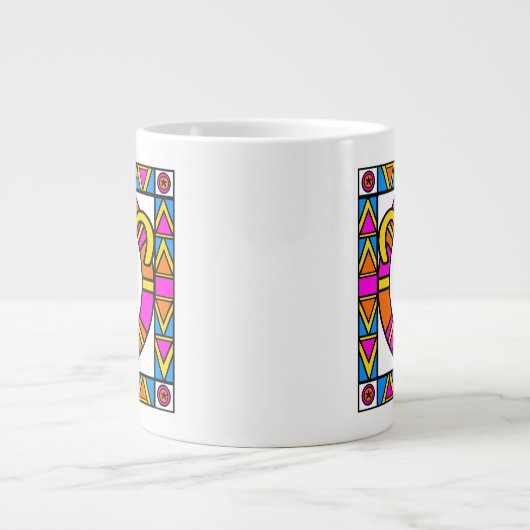 ARIES 20 oz. Jumbo Mok - Tikki Pattern (Voorkant)