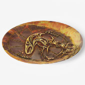 Aries 21 maart tot en met 20 april Horoscope Papieren Bordje (Gekanteld)