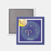 Aries 21 maart tot en met 20 april Magnet (Voorkant / Achterkant)
