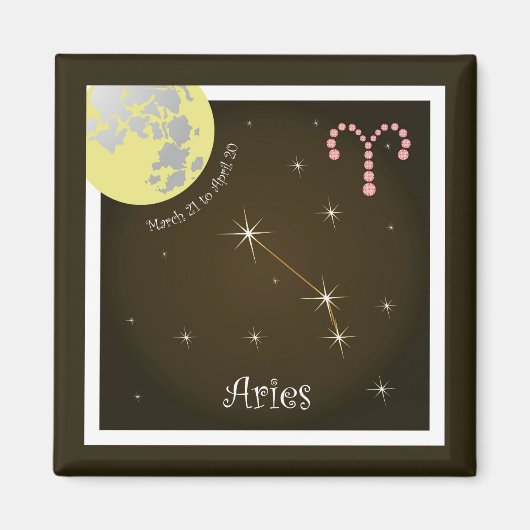 Aries 21 maart tot en met 20 april Magnet (Voorkant)