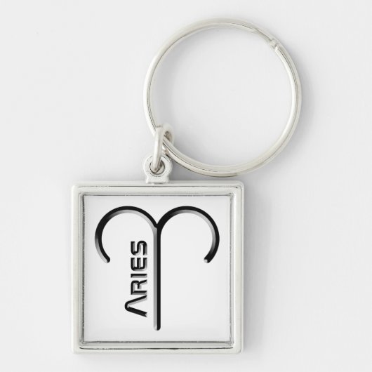 ARIES, abstract ontwerp van het sterrenbeeld, Sleutelhanger (Voorkant)