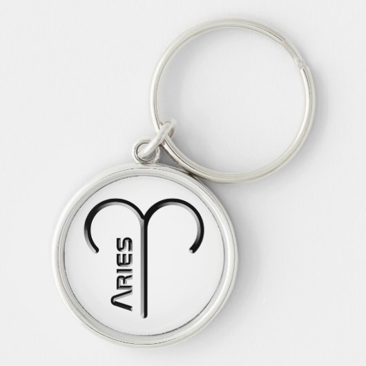 ARIES, abstract ontwerp van het sterrenbeeld, Sleutelhanger (Voorkant)