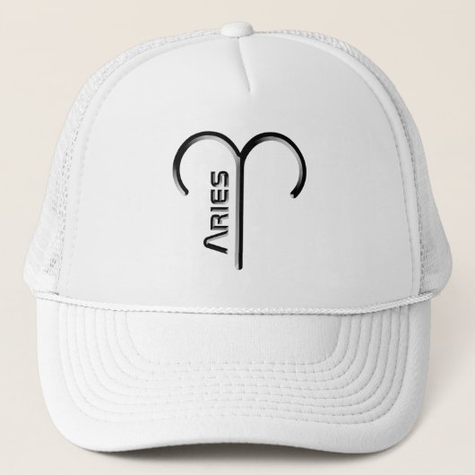 ARIES, abstract ontwerp van het sterrenbeeld, Trucker Pet (Voorkant)