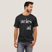 Aries AF Womens Mannen Funny Zodiac Astrology Birt T-shirt (Voorkant volledig)