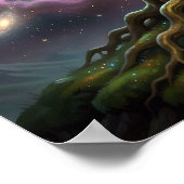 Aries and Tree of Life Among Stars and Galaxies Poster (Hoek)