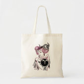 Aries Art Deco Lady Tote Bag (Voorkant)