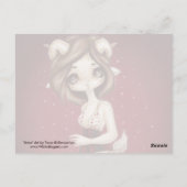 Aries astrologie fantasy art briefkaart (Achterkant)