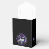 Aries Astrology Glas in lood Monogram Favor Box Bedankdoosjes (Geopend)