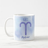  Aries Astrology Sign Speciaal Paars Koffiemok (Links)