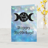 Aries astrology sun sign verjaardagskaart kaart (Gele Bloem)