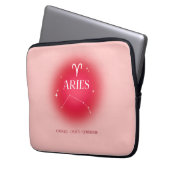 Aries aura laptop sleeve (Voorkant Links)