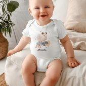 Aries Baby: Little Ram's Zodiac Personalized Romper