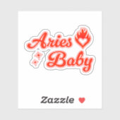 Aries baby  sticker (Vel)