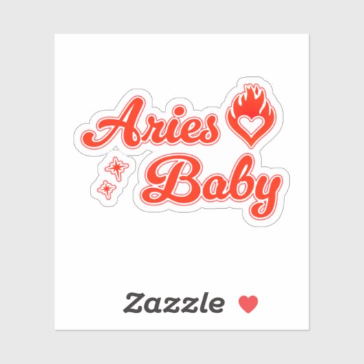 Aries baby  sticker (Vel)