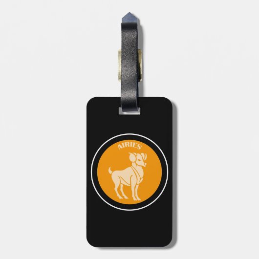 Aries Bagagelabel (Achterkant verticaal)