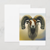 Aries Bedankkaart (Voorkant / Achterkant)