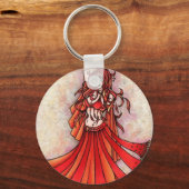 Aries Belly Dancer Art Sleutelhanger (Voorkant)