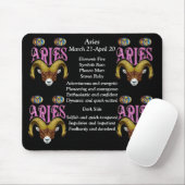 Aries Birth Sign Zodiac Muismat (Met muis)