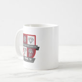 Aries Birthday Crest™ for April 1-19 Mug Koffiemok (Voorkant links)