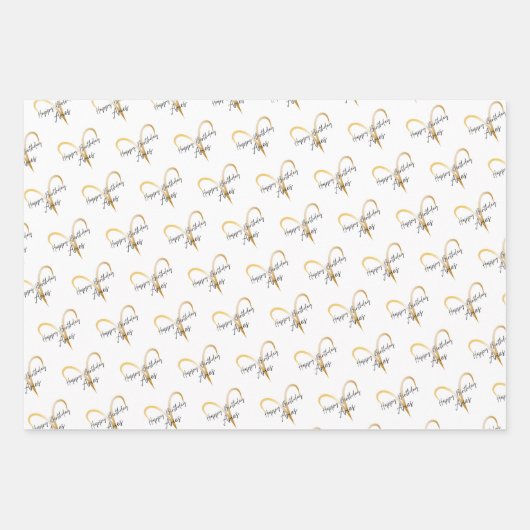 Aries Birthday Inpakpapier Vel (Voorkant)