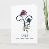 Aries Birthday Kaart (Voorkant)