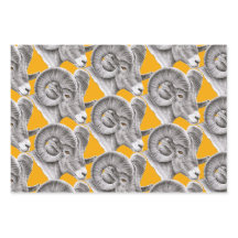 Aries Birthday Zodiac Bighorn Ram Animal art Crown