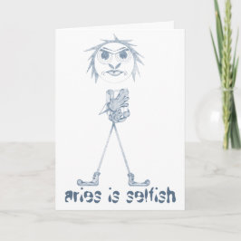 Aries [- BitchScope -] verjaardagskaart Kaart