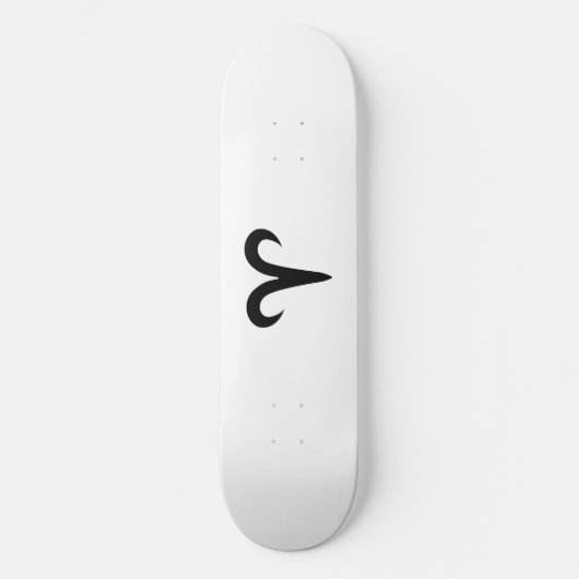 Aries Black Persoonlijk Skateboard (Voorkant)