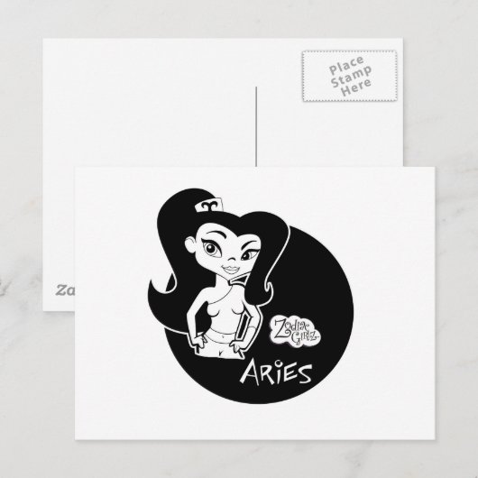 Aries Briefkaart (Voorkant / Achterkant)