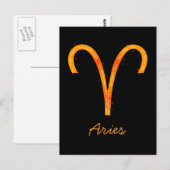 Aries Briefkaart (Voorkant / Achterkant)