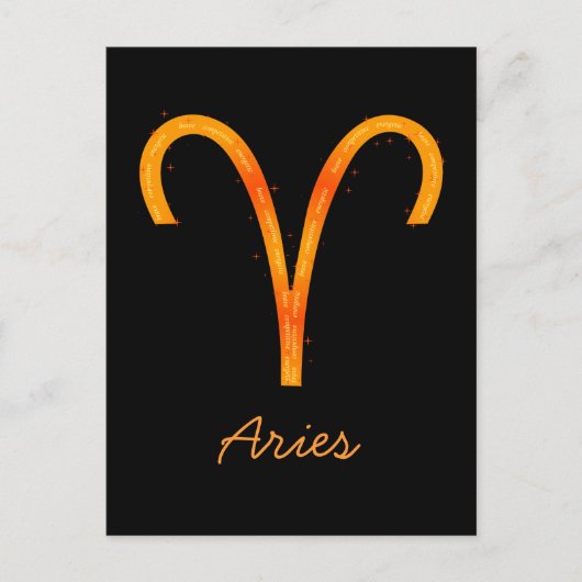 Aries Briefkaart (Voorkant)