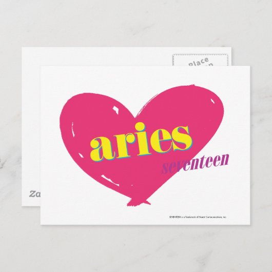 Aries Briefkaart (Voorkant / Achterkant)