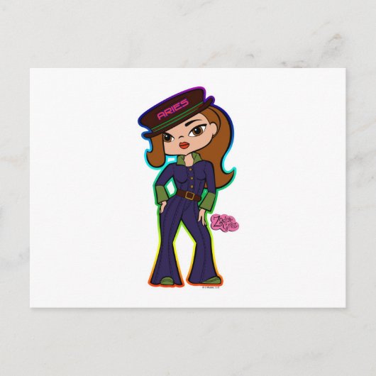 Aries Briefkaart (Voorkant)