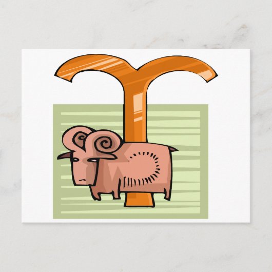 Aries Briefkaart (Voorkant)
