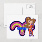 Aries Briefkaart (Voorkant / Achterkant)