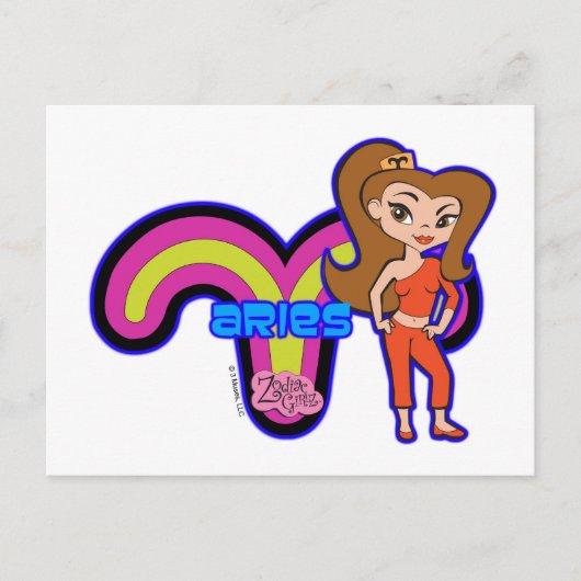 Aries Briefkaart (Voorkant)