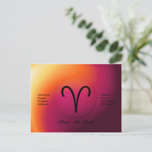 Aries Briefkaart (Staand voorkant)