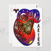 Aries Briefkaart (Voorkant / Achterkant)