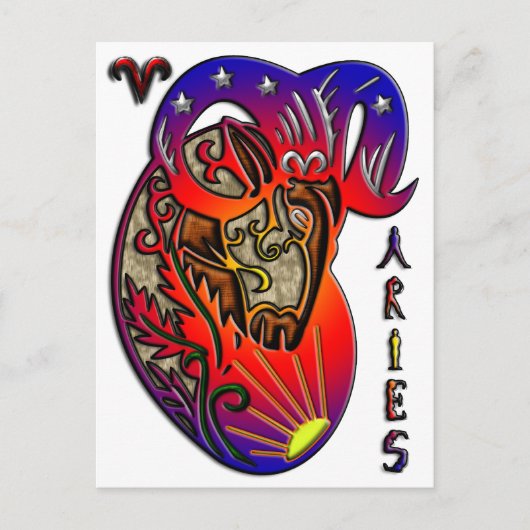 Aries Briefkaart (Voorkant)