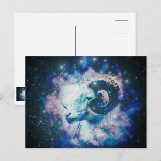 Aries Briefkaart (Voorkant / Achterkant)