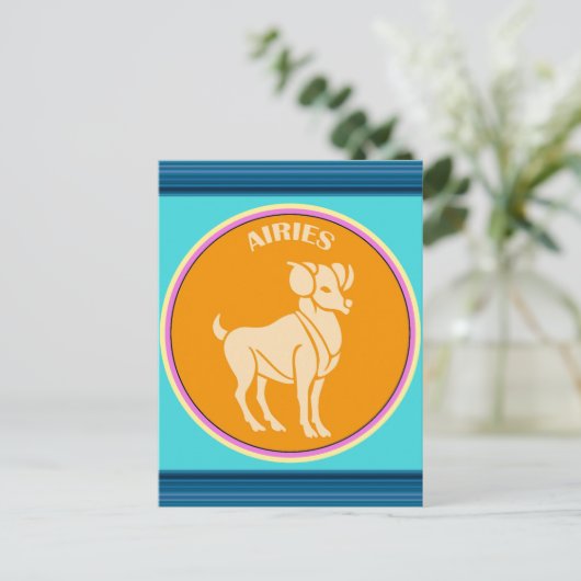 Aries Briefkaart (Staand voorkant)
