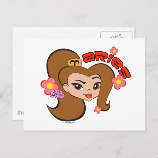 Aries Briefkaart (Voorkant / Achterkant)