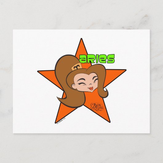 Aries Briefkaart (Voorkant)