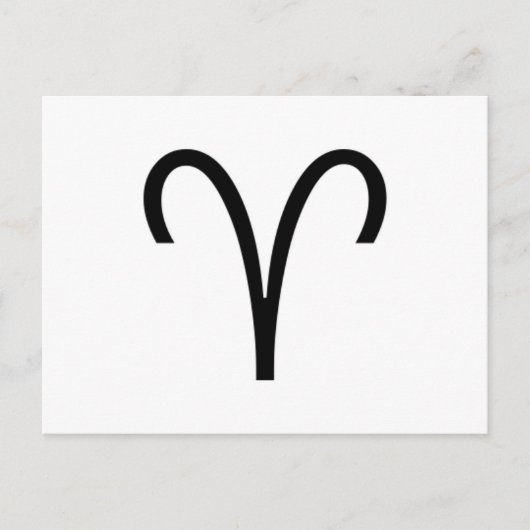Aries Briefkaart (Voorkant)