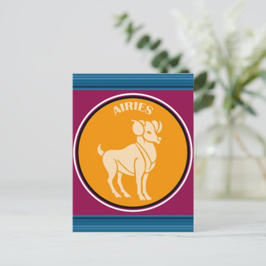 Aries Briefkaart (Staand voorkant)