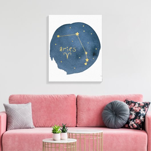 Aries Canvas Afdruk (Insitu (Woonkamer))