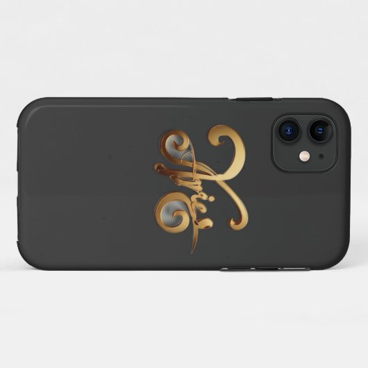 Aries Case-Mate iPhone Case (Achterkant (horizontaal))