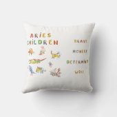 Aries Child Zodiac Astrology Pillow Kussen (Achterkant)