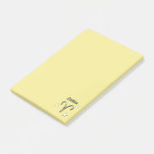 Aries chroomsymbool post-it® notes (Schuin)